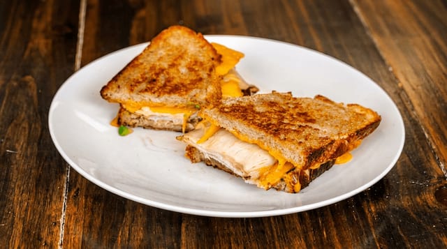 Avocado Turkey Panini.