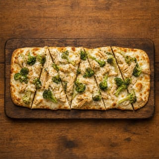 Chicken Broccoli Flatbread