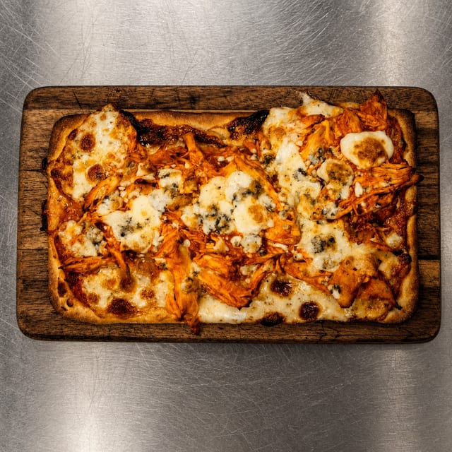 Buffalo Chicken Flatbread.