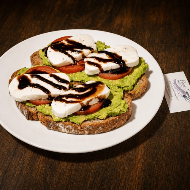 Caprese Avocado Toast.